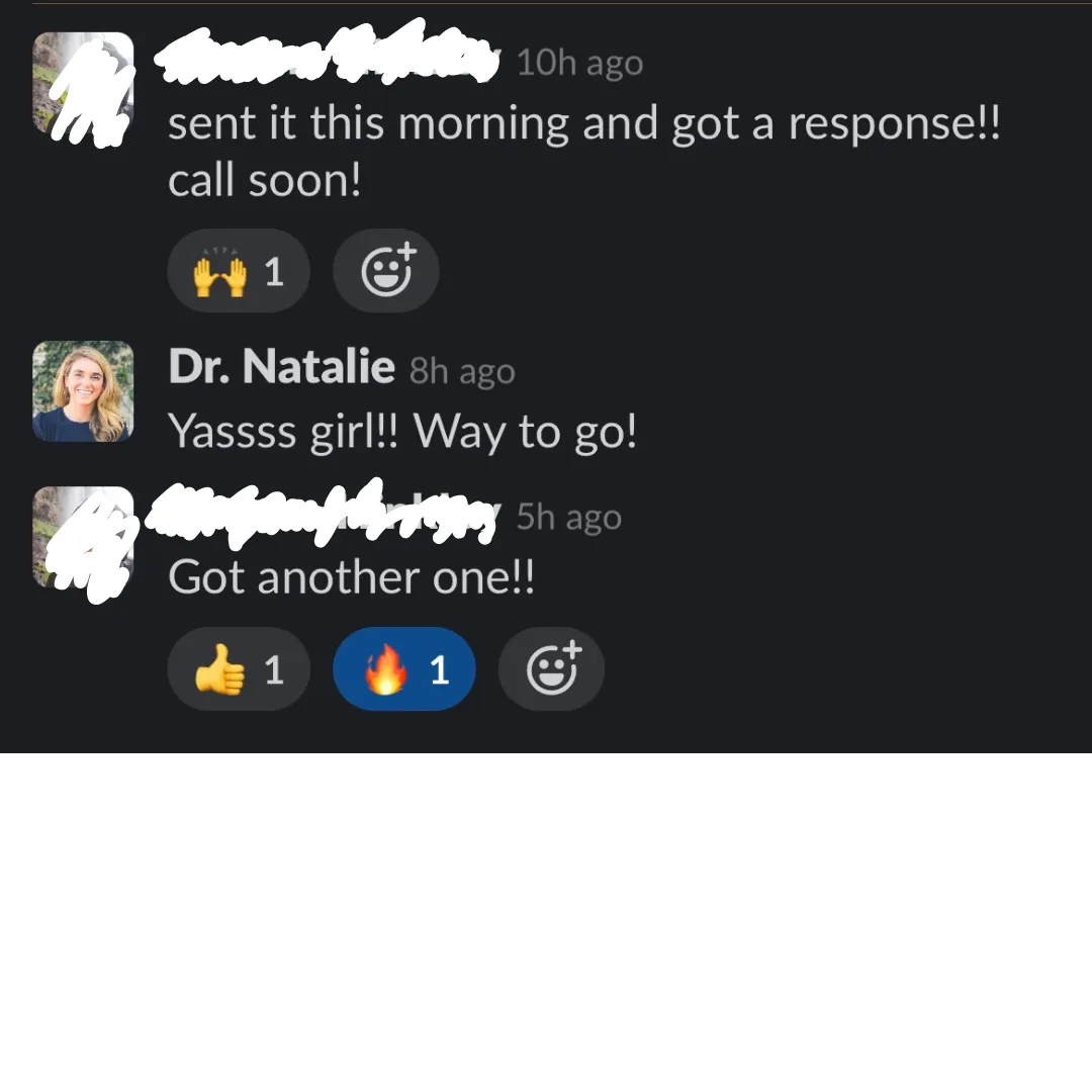 Client win: chesna professor responses