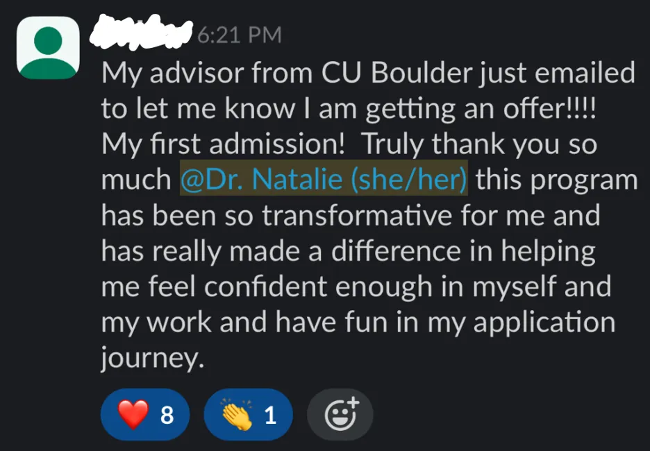 Client win: kelsey boulder acceptance